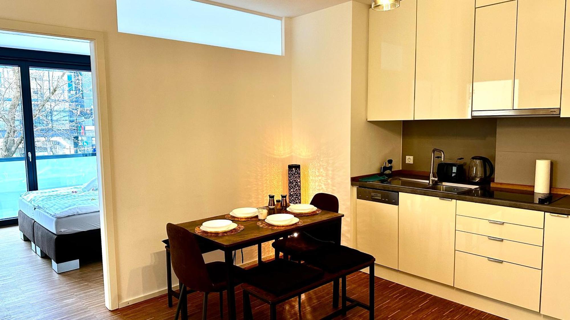 Beefree Connect-metro-shops-freeparking Appartement *